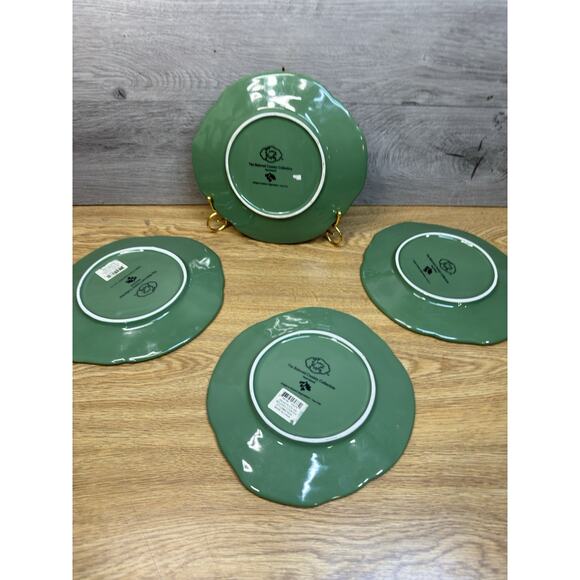 Tracy Porter Beloved Country Collection 8.5”Salad Plate Hand Painted ~4 Pc Set - Picture 6 of 7